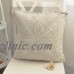 chic Vintage Hand crochet Pillow case Shabby Sham standard Floral White Picots   223103709926